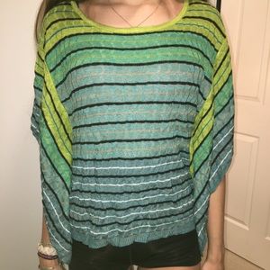LOFT SWEATER PONCHO STYLE TOP